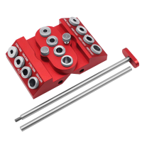 V Drill Guide 30 45 90 Angled Drill Guide Jig with 4 Sizes Drill Holes for Flat Surface Round Part Corner Angled Straigh