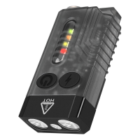 V10 Dubbel LED 1000LM Sterk Licht EDC Sleutelhanger Zaklamp Met UV Zijlicht Type C Oplaadbaar Waterdicht Mini LED Fakkel