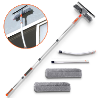 Vensterreiniger Baban 61 '' Aluminium Microvezel Reinigingsverlengstok Vensterreiniging Wastool voor Auto Binnen Buiten
