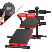 Verstelbare opvouwbare Sit Up Bank Abdominale Spier Oefenmachine Dumbbell Kruk Bodybuilding Trainer Fitness Apparatuur