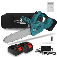 VIOLEWORKS 288VF 300W 10 Inch Eenhands Elektrische Oplaadbare Kettingzaag Accu Kettingzaag Houtsnijgereedschap Voor Maki