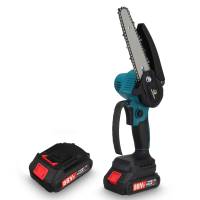 VIOLEWORKS 6 Inch 2000W 88VF Borstelloze Elektrische Zaag Kettingzaag Snoeizagen Houtbewerking Snijgereedschap W/1pc of