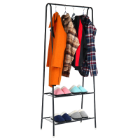 Vloerkledingrek Mobiele kledingboomrek Slaapkamer Schoenenopslagstandaard Eenvoudige houder voor huishoudelijke kleding