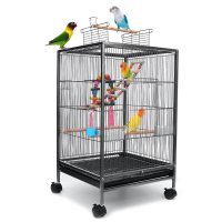 Vogelkooi 45.6X45.6X86cm voor Valkparkieten Afrikaanse Grijze Papegaaien Quaker Parkieten Groene Wang Parkieten Papegaai