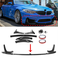 Voor BMW F80 M3 F83 F82 M4 Carbon Look Voorbumper Lip Splitters Spoiler Cover