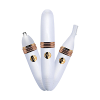Vrouwen 3 in 1 Multifunctioneel Geluidsarm Ontharingsapparaat Hele Lichaam Wassen Compact Handheld Elektrisch Ontharings