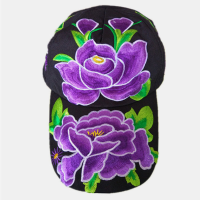Vrouwen bloem borduren zonnebrandcrème zonnehoed Duck Hat baseballcap