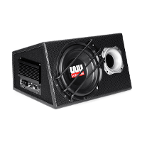 W10 Auto Actieve Audio Stereo Subwoofer Aangedreven Versterker Behuizing Speaker Met Draad 1100W 12V