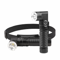 W373 XPG Superheldere LED koplamp Type C USB Oplaadbaar Draagbaar Sterk Buitenverlichtingskoplamp L vormige Zaklamp met