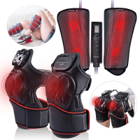 Warmtetherapie knie massager om artritispijn te verlichten, kniebrace ondersteuning, trillende hoge frequentie voet  en
