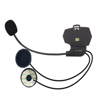 WAYXIN R5 / R9 motorhelm intercom headset met microfoon voor volledige / halve gezichtshelm