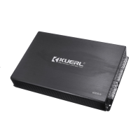 WD628 6800W 4 kanaals DC 12V auto audioversterker Aluminium autoluidspreker