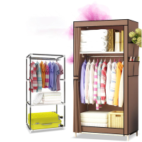Wear resistant Anti oxidation Simple Wardrobe Dust proof Non woven Fabric Moisture proof Breathable Clothes Rack