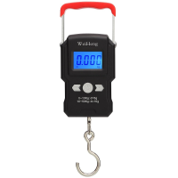 WH A23 Draagbare 50Kg / 10g LCD Digitale Display Backlight Opknoping Haak Schaal Dubbele Nauwkeurigheid Vissen Reizen Mi