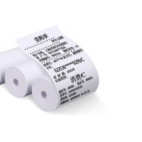 Wit thermisch afdrukpapier voor printer