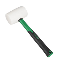 Wit/zwart rubber Hammer Zwart rubber Hammer Decoratie Milieubescherming Installatie Hammer Multifunctioneel rubber Hamme