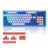 Womier K98 Bedraad Hotswap RGB Mechanisch Toetsenbord 96% Lay out Gateron Mechanische Schakelaar Pudding Acryl voor Mac