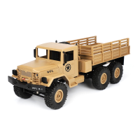 WPL B16 1/16 2.4G 6WD Militaire Truck Kruipwagen Off Road RC Auto Met Licht RTR