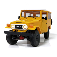 WPL C34KM 1/16 Metal Edition Kit 4WD 2.4G Crawler Off Road RC Auto 2CH Voertuigmodellen met Koplamp