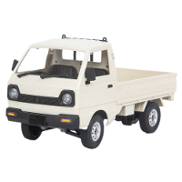 WPL D12 MINI 1/16 2.4G 2WD Volledige Schaal On Road Elektrische RC Auto Vrachtwagen Voertuigmodellen Met LED Licht