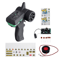 WPL V3 Diesel Versie Geüpgraded Geluidssysteem Alles in één Electronica 1/16 RC Auto Reserveonderdelen