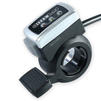 WUXING 106DX 36V/48V Duim Gashendel Snelheidsregelaar LED Display Batterij Power Indicator Elektrische Fiets Gashendel V
