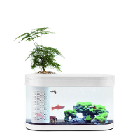 XIAOMI Geometry Aquarium Aquaponics Ecosysteem Kleine watertuin Ecologisch aquarium Transparant aquarium Woondecoratie