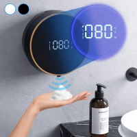 Xiaowei W1 300ML automatische wandzeepdispenser Volledig scherm Batterij Zeepdispenser op kamertemperatuur 3 bubbelstand