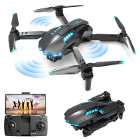XKRC X6 PRO WiFi FPV WiFi FPV met dubbele HD camera 360° obstakelontwijking optische flow positionering LED opvouwbare R