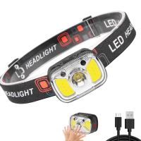 XPG+COB koplamp Helder bewegingssensorlicht Compact lichtgewicht LED schijnwerper Super helder buitenavontuur