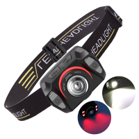 XPG + LED sterke koplamp LED koplamp Ingebouwde batterij Usb opladen New Wave Sensing Zoom Sterke koplamp