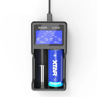 XTAR VC2 18650 Acculader Test Batterijcapaciteit Display USB lader voor 10400 26650 Li Ion Batterij 21700 18650 lader