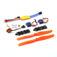 XXD 2217 KV1100 Brushless Motor+1060 Propeller*2+9g Servo*2+40A ESC RC Power System Combo for RC Drone Airplane
