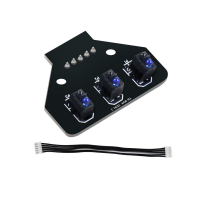 YAHBOOM® 3 kanaals PID infrarood volgsensormodule + XH2.54 5 Pins 15 cm kabel voor slimme robot