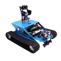 Yahboom G1 AI Vision Smart Tank Robot Kit met WiFi Videocamera / Raspberry Pi 4B 8G Board voor Raspberry Pi 4B