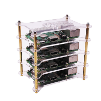 YAHBOOM® Raspberry Pi Cluster Experiment Case Overlay Meerdere Lagen voor 4B/3B+/3B/2B/B+