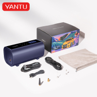 YANTU 2000 mAh 120 W Draadloze Digitale Display Dubbele Cilinder Auto Opblaasbare Pomp Auto Elektrische Draagbare 35L