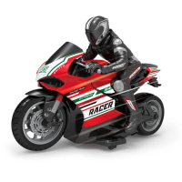 YUANDI 1814 1815 1/10 2.4G Stunt RC Motorfiets Driewieler Drift Off Road Racen Volledig functionele afstandsbediening Ho