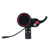 Yunli QS S4 LCD Meter 48 72V Compatibele Yunli Universal Series Controller 6PIN Met Waterdichte Connector