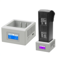 YX Intelligent Multifunctionele USB Snelle Oplaadhub Kleurenscherm Ontlader Opslagoplader Batterijen Onderhouder Huishou
