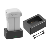 YX USB Opladen Hub Dual Battery Charger Ontlader Huishoudster Voedingsstation voor DJI Mini 3 PRO RC Drone Quadcopter