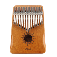 ZANi 17 Key Kalimba Acacia Thumb Finger Piano Musical Gift voor muziekliefhebber, kinderen, beginners
