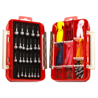Zanlure Forelmagneet 83 Stuks Vissen Lokken Lot Soft Lokken Hard Lokken Paillette Vishaak Connector