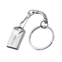 Zilver 32GB 64GB USB3.0 Flash Drive Pen Drive Memory U schijf met ketting