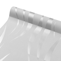 Zilver 3D niet geweven stof golf streep reliëf behang waterdicht modern eenvoudig niet geweven stof woonkamer kamer deco