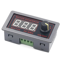 ZK BMG PWM DC Motor Controller Instelbare Snelheid DC 9 60V 12V 24V 48V 12A Digitale Weergave Encoder Duty Ratio Frequen