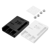Zwart / Wit Ultradunne V8 ABS Beschermhoes Behuizing voor Raspberry Pi B+/2/3 Model B