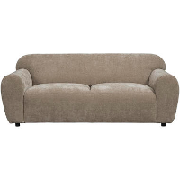 Bank Bibi 3 zits   stof Glory   taupe   Leen Bakker