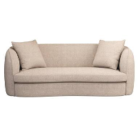BANK ENZIO 3,5 ZITS WALES TAUPE INCL 2 KUSSENS   Leen Bakker