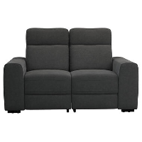 Bank James 2 zits   stof Supple   antraciet   Leen Bakker